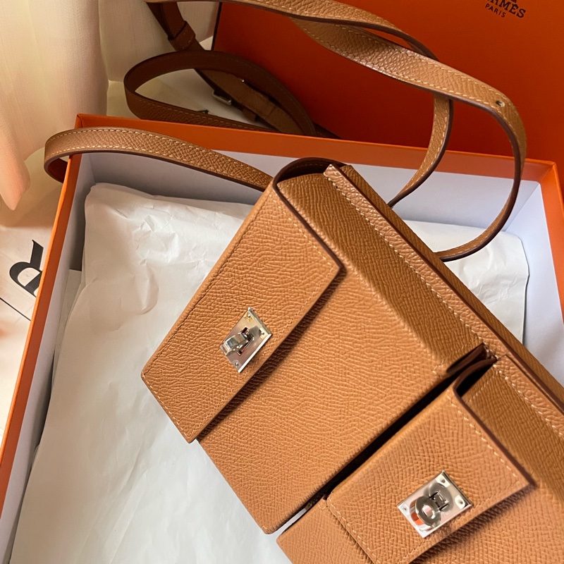 ▪️富貴選物FUGUEI▪️Kelly multipocket 金棕銀扣 三合一-7