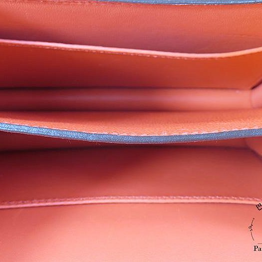【巴黎站二手名牌專賣店】*現貨*HERMES 愛馬仕 真品*Z刻MINI Constance 18橘紅色琺瑯H康康肩背斜背包-3