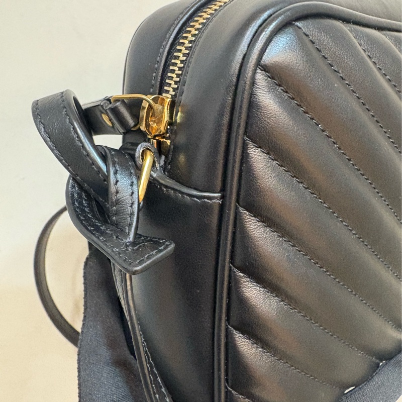 ysl 黑金流蘇相機包-2
