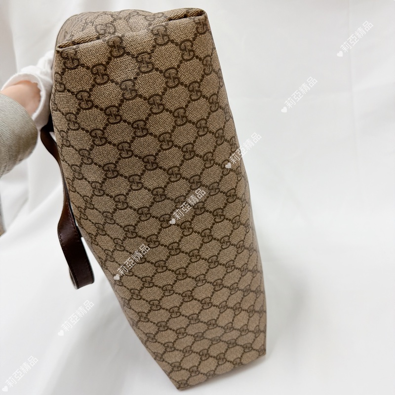 莉亞精品♡ Gucci 老花托特包 二手美包-6