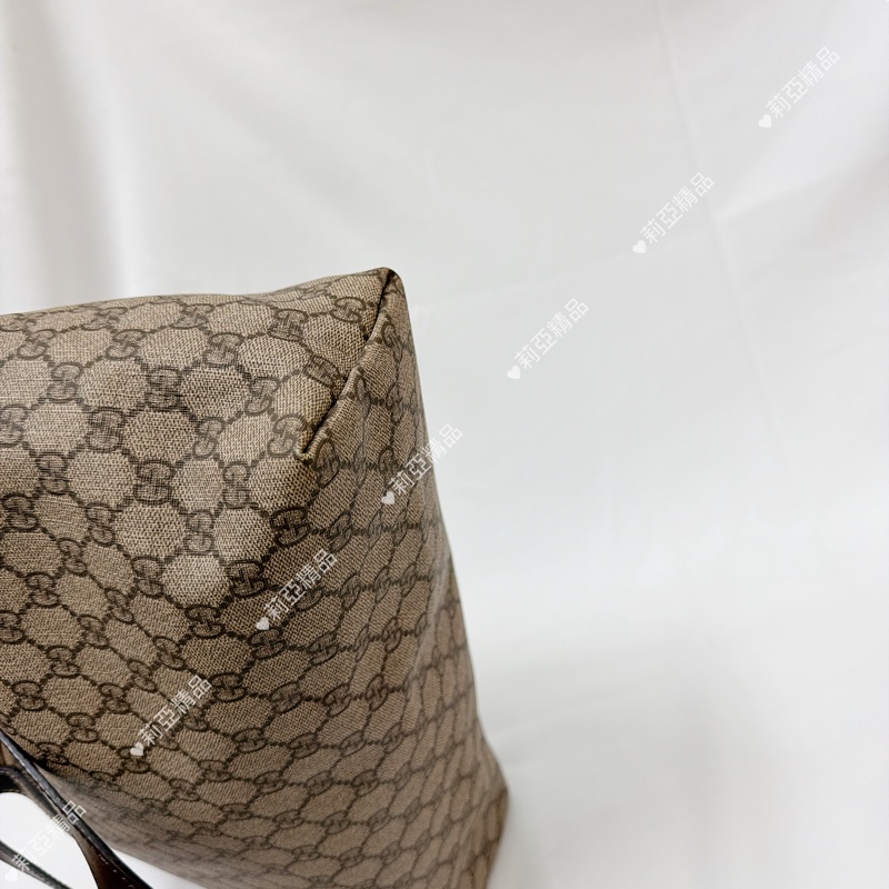 莉亞精品♡ Gucci 老花托特包 二手美包-7