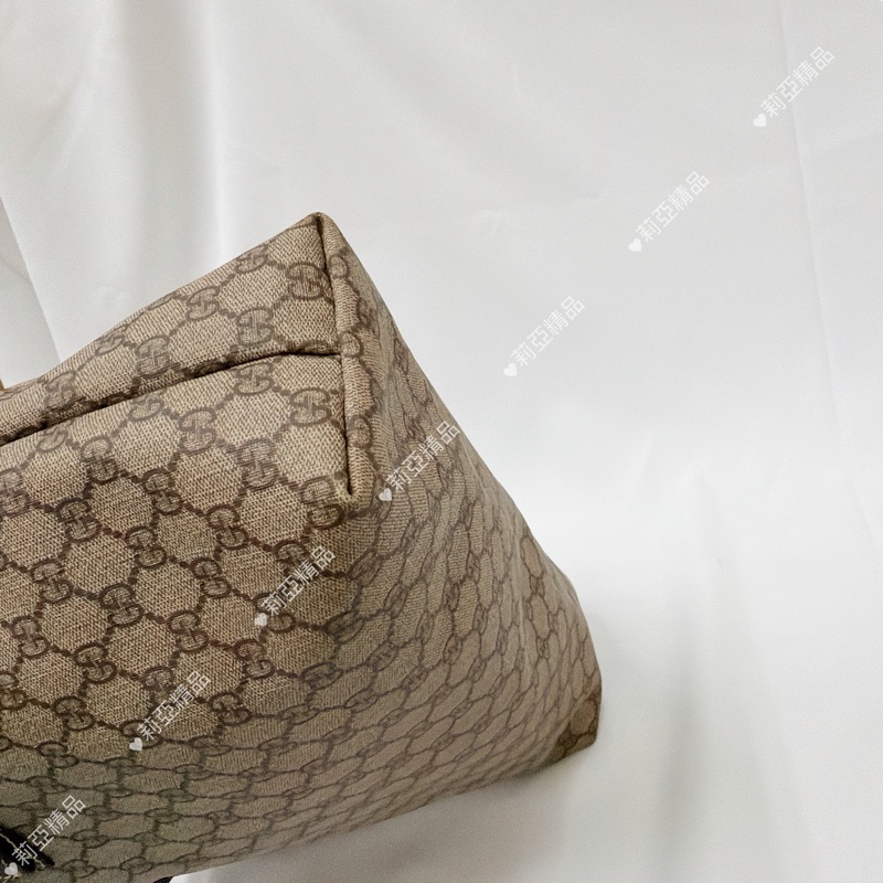 莉亞精品♡ Gucci 老花托特包 二手美包-9