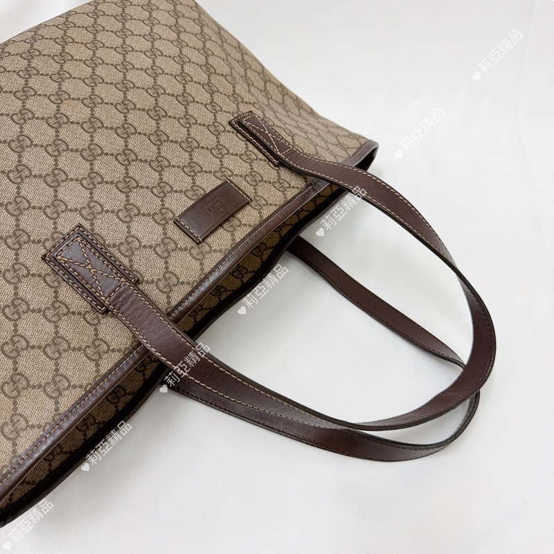 莉亞精品♡ Gucci 老花托特包 二手美包-12