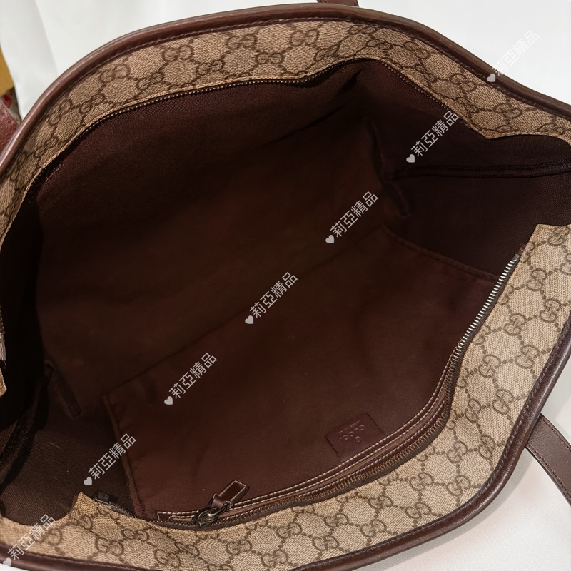 莉亞精品♡ Gucci 老花托特包 二手美包-13