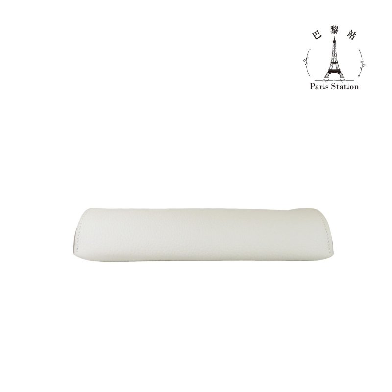 【巴黎站二手名牌專賣店】＊全新現貨＊HERMES 愛馬仕 真品＊K刻Videpoches奶昔白色皮革橫式寬背帶斜背包-2