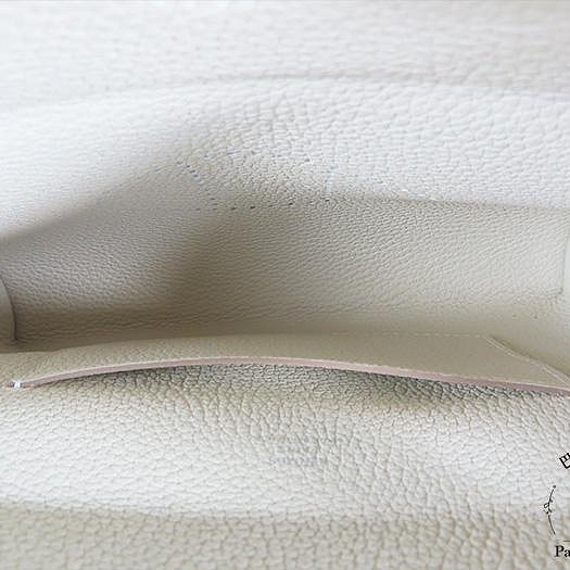 【巴黎站二手名牌專賣店】＊全新現貨＊HERMES 愛馬仕 真品＊K刻Videpoches奶昔白色皮革橫式寬背帶斜背包-3