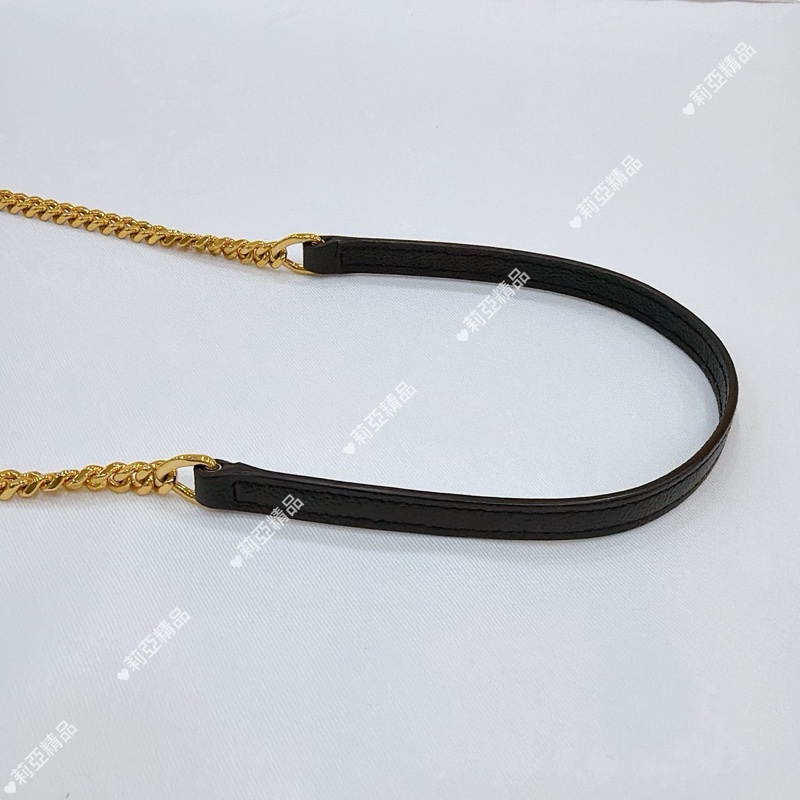 莉亞精品♡Ysl 小款WOC 黑金 二手美包-15