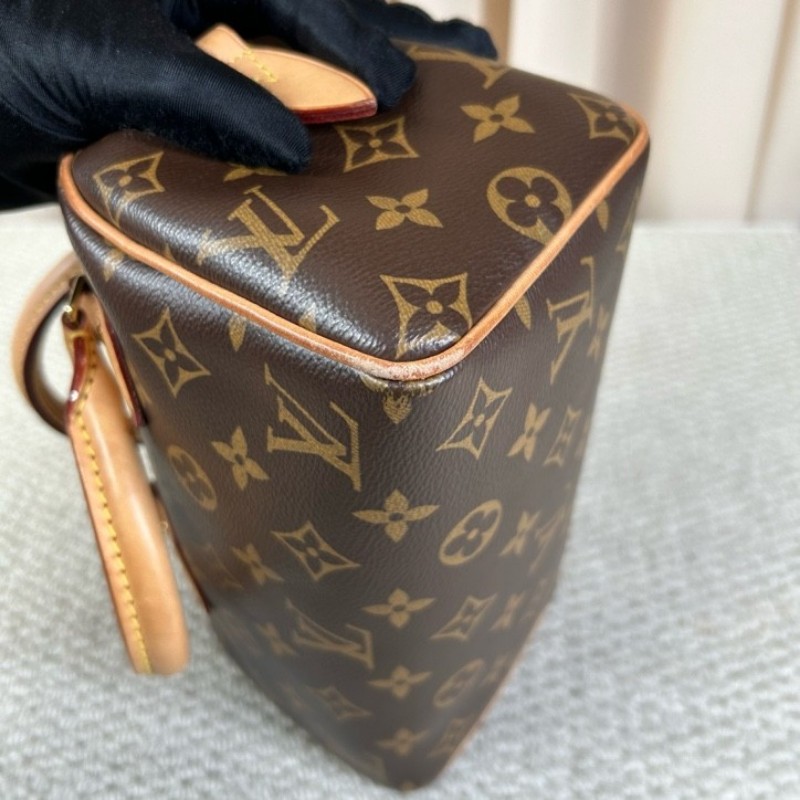 LV路易威登Speedy20 經典老花手提單肩斜挎包 性價比超高 容量合適 配寬肩帶 輕便又能裝-15