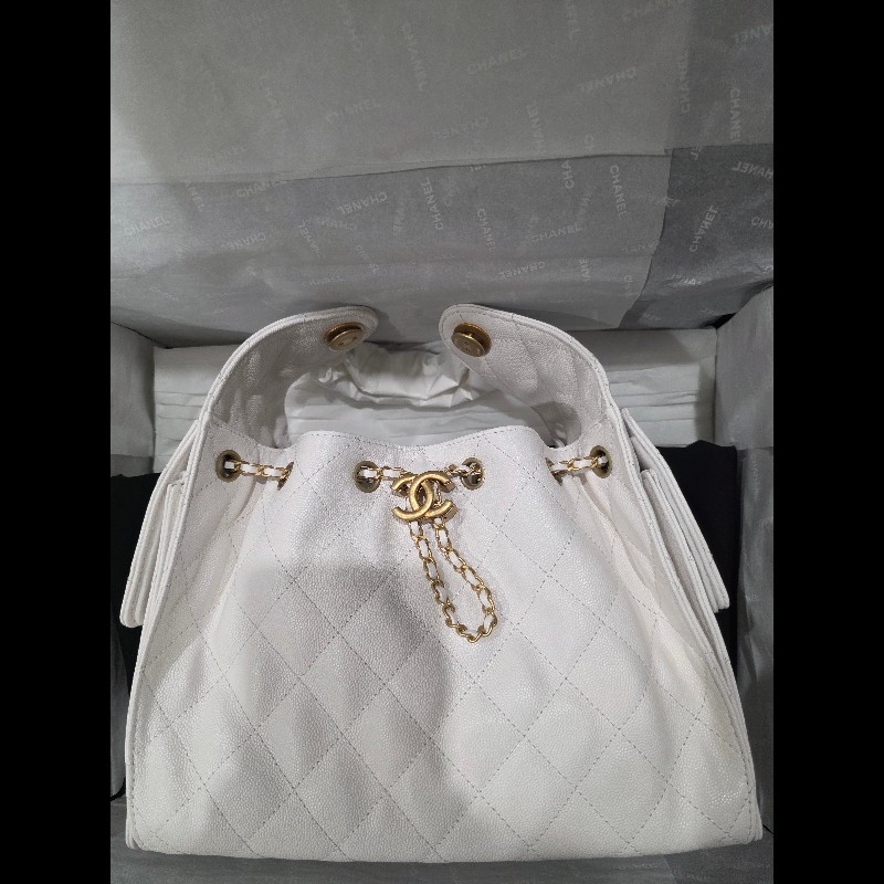 CHANEL 25 小號白色-0