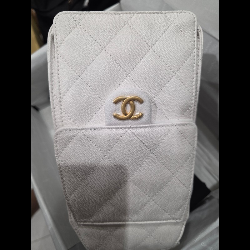 CHANEL 25 小號白色-2