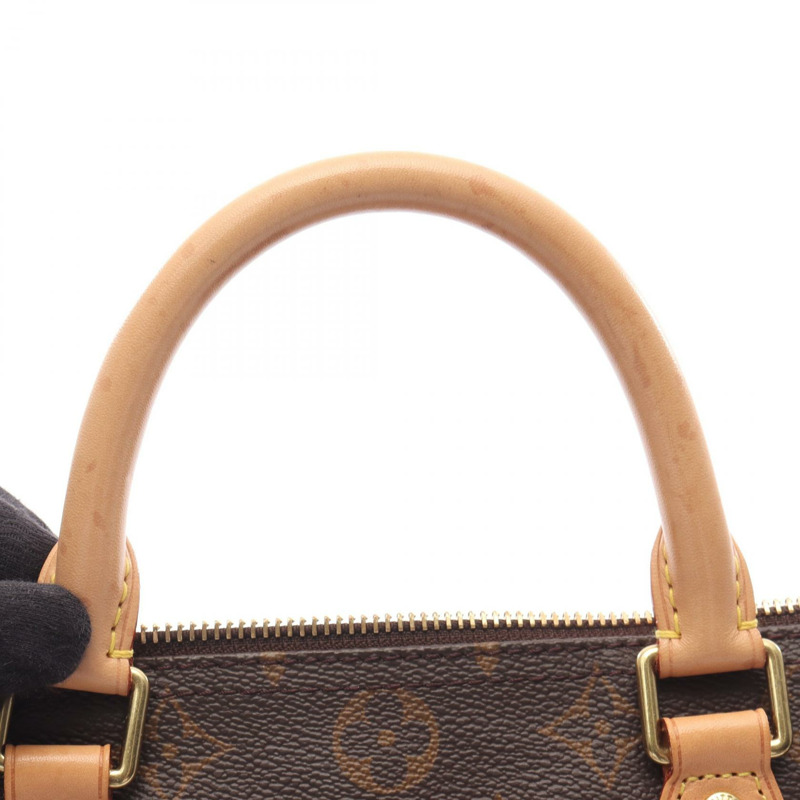路易威登 Speedy 30 手提包 M41108 Monogram 帆布皮革棕色二手 LV-5