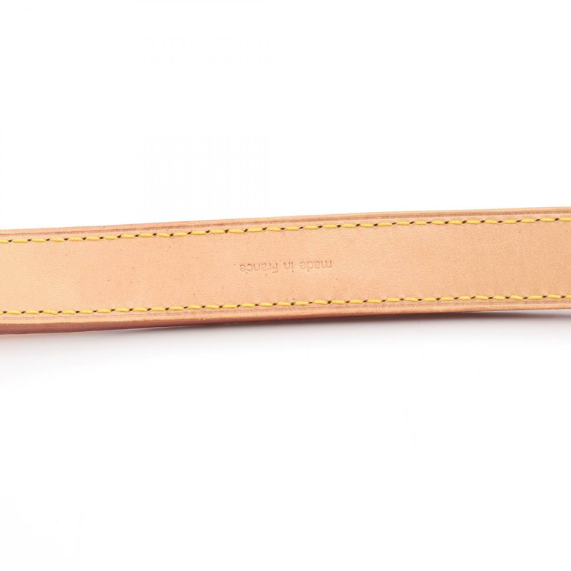 路易威登 Noe 肩帶抽繩包 M42224 Monogram 皮革 棕色 二手-8