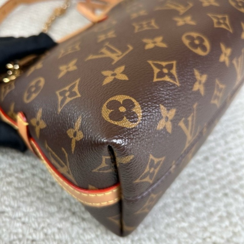 ZZZ LV路易威登Carryall BB 老花圖案配可調節肩帶 單肩斜挎兩用 容量實用 日常出門很方便-9