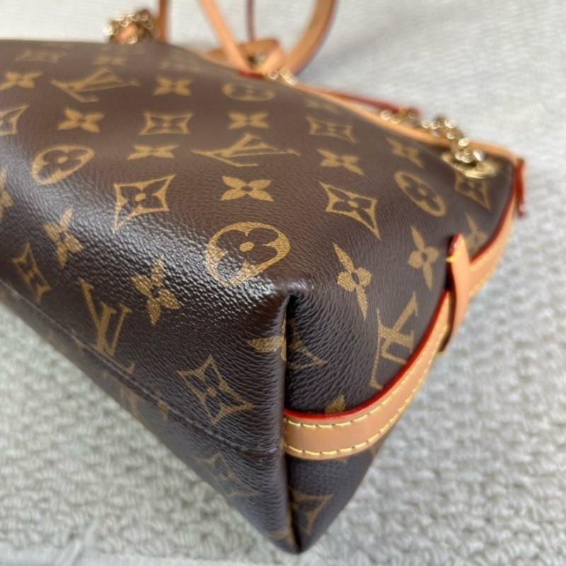 ZZZ LV路易威登Carryall BB 老花圖案配可調節肩帶 單肩斜挎兩用 容量實用 日常出門很方便-11