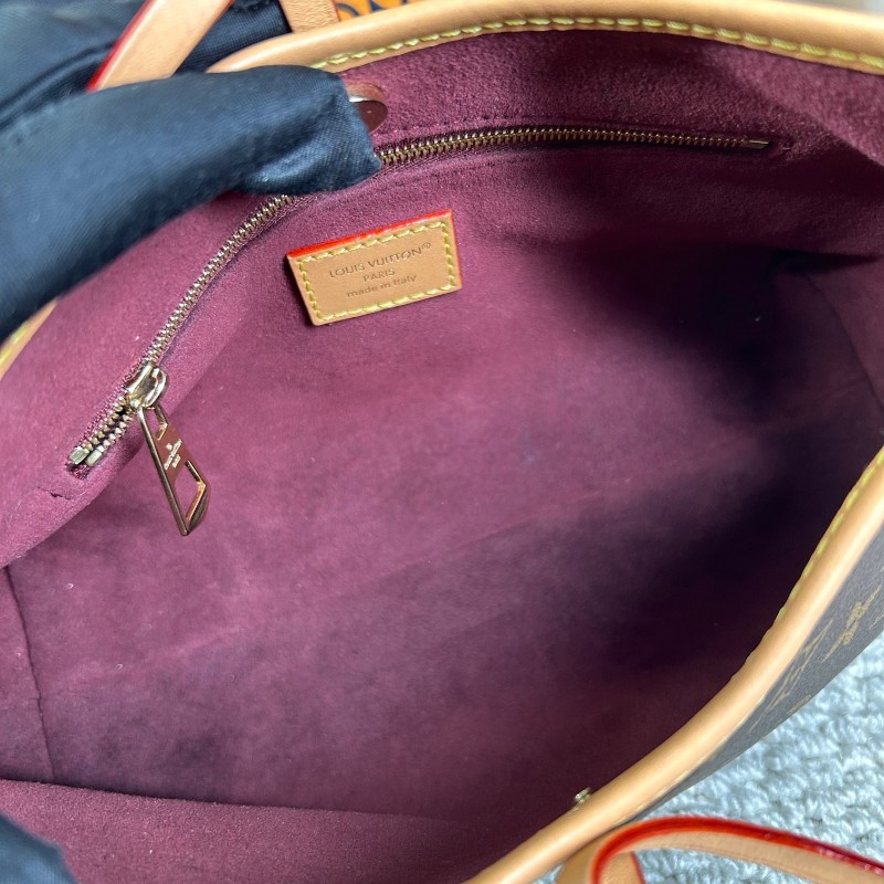 ZZZ LV路易威登Carryall BB 老花圖案配可調節肩帶 單肩斜挎兩用 容量實用 日常出門很方便-13