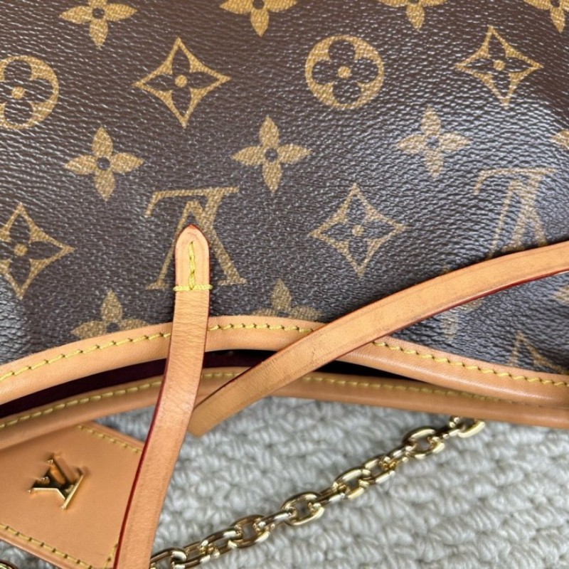 ZZZ LV路易威登Carryall BB 老花圖案配可調節肩帶 單肩斜挎兩用 容量實用 日常出門很方便-17