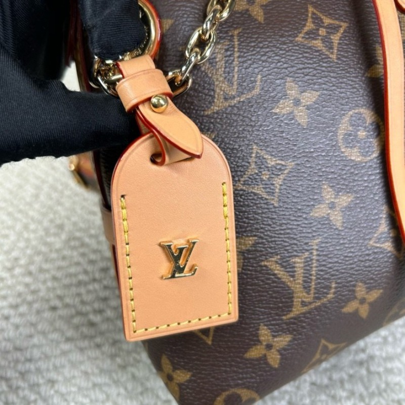 ZZZ LV路易威登Carryall BB 老花圖案配可調節肩帶 單肩斜挎兩用 容量實用 日常出門很方便-20