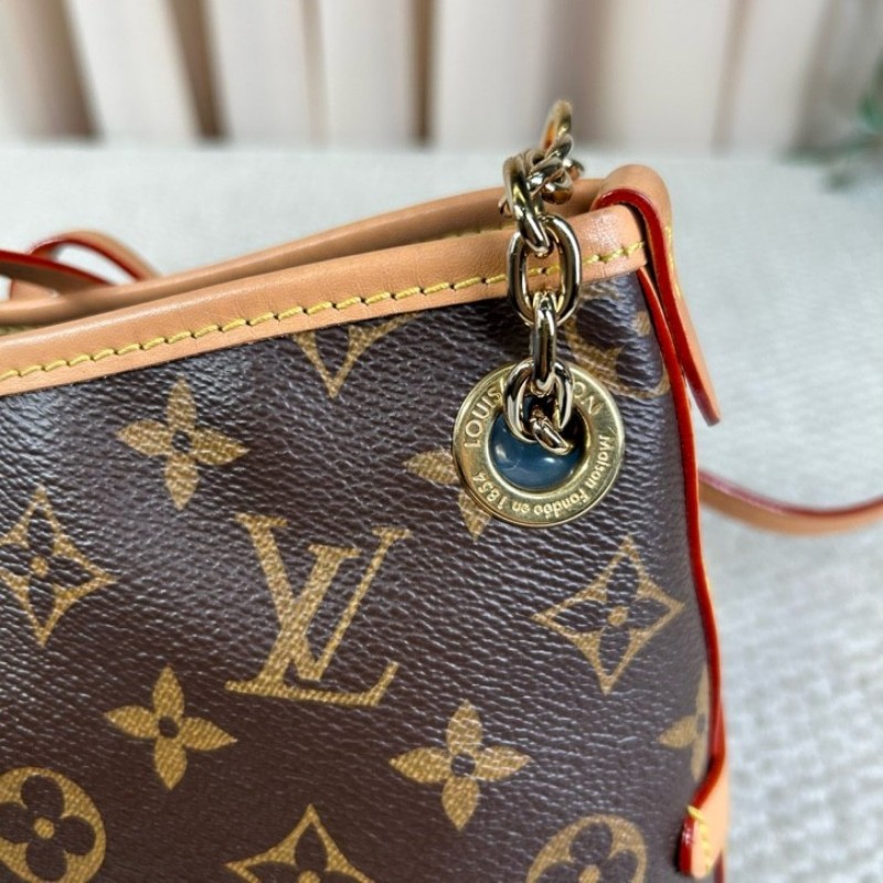 ZZZ LV路易威登Carryall BB 老花圖案配可調節肩帶 單肩斜挎兩用 容量實用 日常出門很方便-21