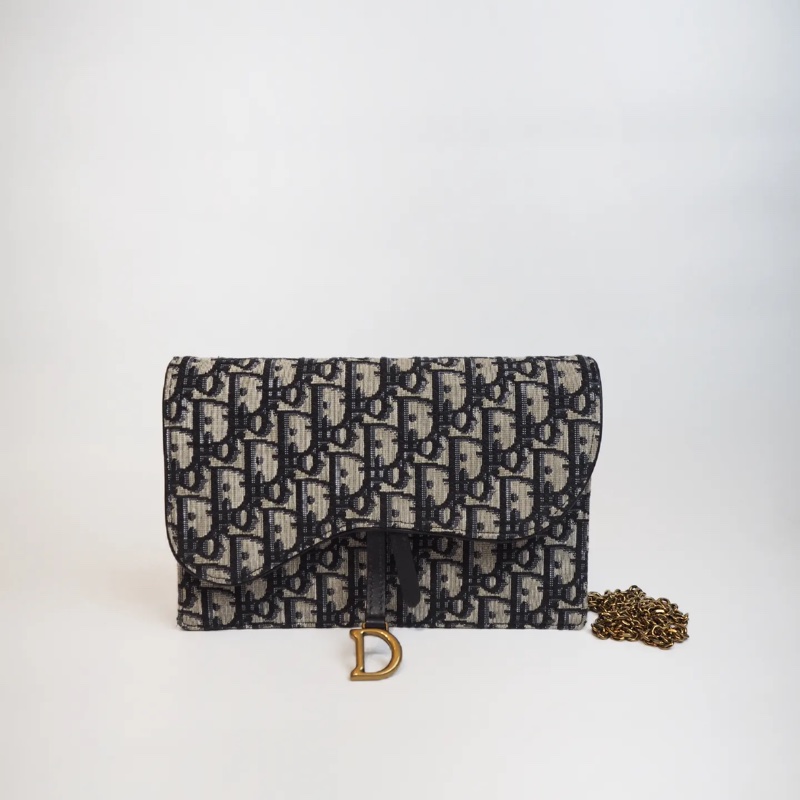 DIOR woc 老花鍊條包-1