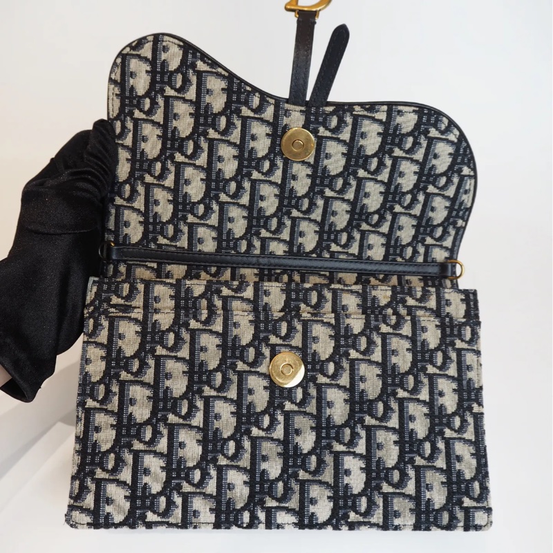 DIOR woc 老花鍊條包-4