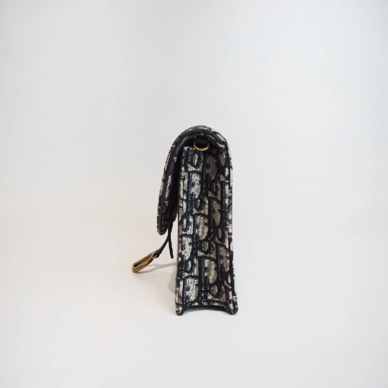 DIOR woc 老花鍊條包-12