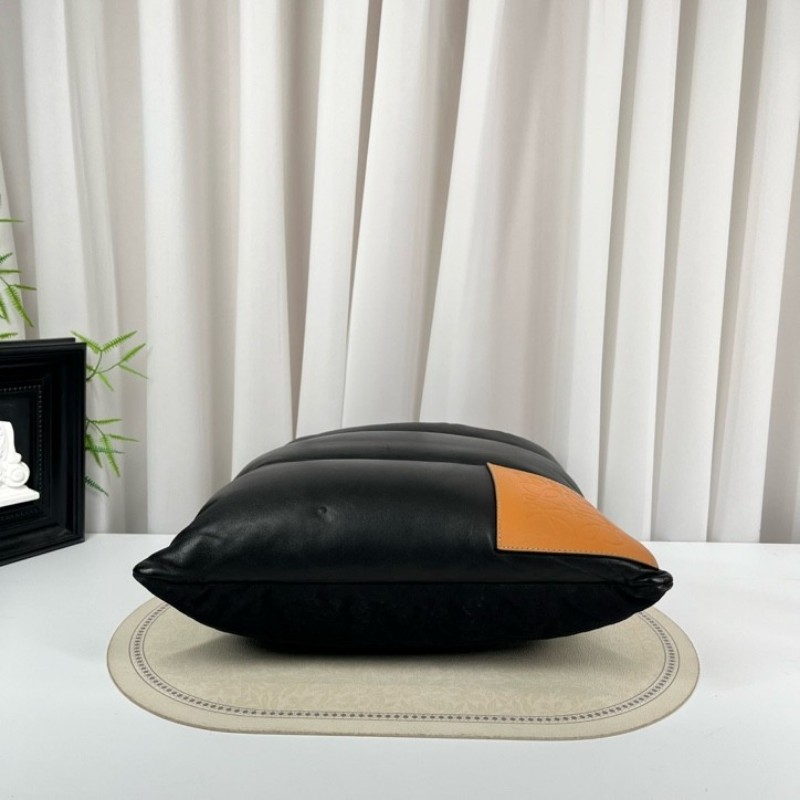 zzz Loewe羅意威 Vertical Puffy雙面泡芙米其林琴譜 單肩tote包 雙面可用 一面全皮膨脹機車一面休閒降落傘 超輕便 無性別主義-7