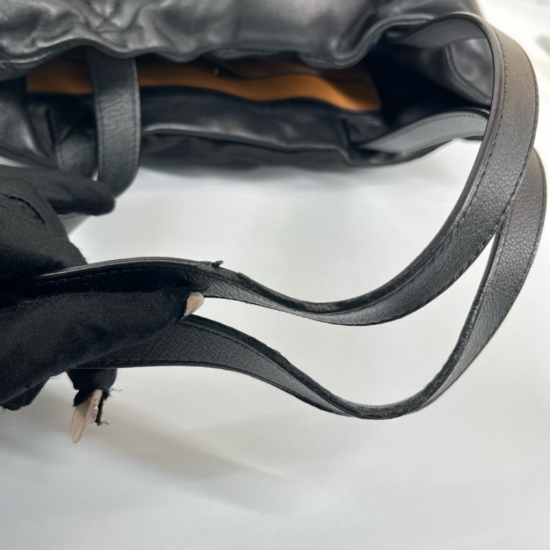 zzz Loewe羅意威 Vertical Puffy雙面泡芙米其林琴譜 單肩tote包 雙面可用 一面全皮膨脹機車一面休閒降落傘 超輕便 無性別主義-25