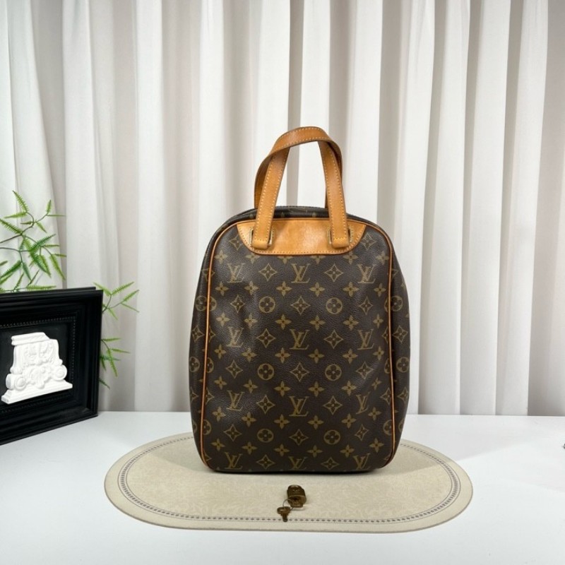 LV路易威登 老花中古豎版珍妮包手提包 空間大 包型立體 日常通勤都適合-1