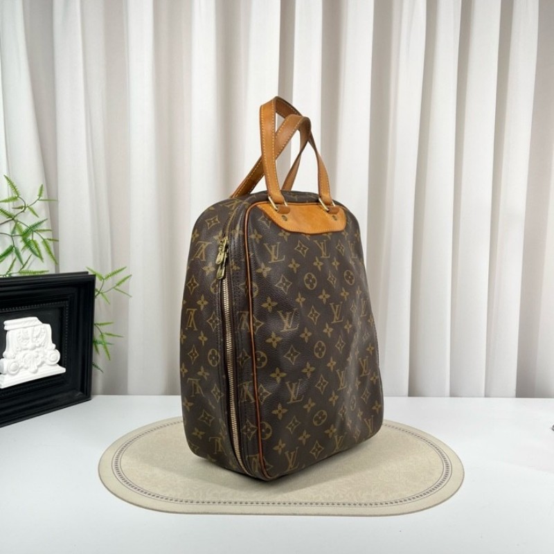 LV路易威登 老花中古豎版珍妮包手提包 空間大 包型立體 日常通勤都適合-2