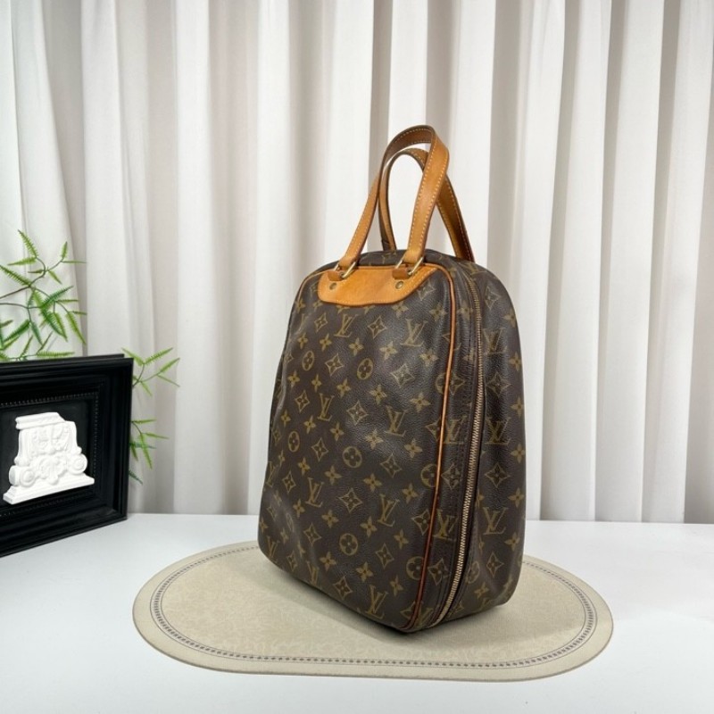 LV路易威登 老花中古豎版珍妮包手提包 空間大 包型立體 日常通勤都適合-3