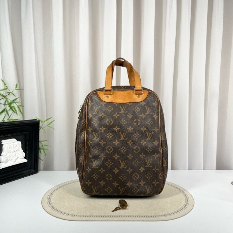 LV路易威登 老花中古豎版珍妮包手提包 空間大 包型立體 日常通勤都適合-5