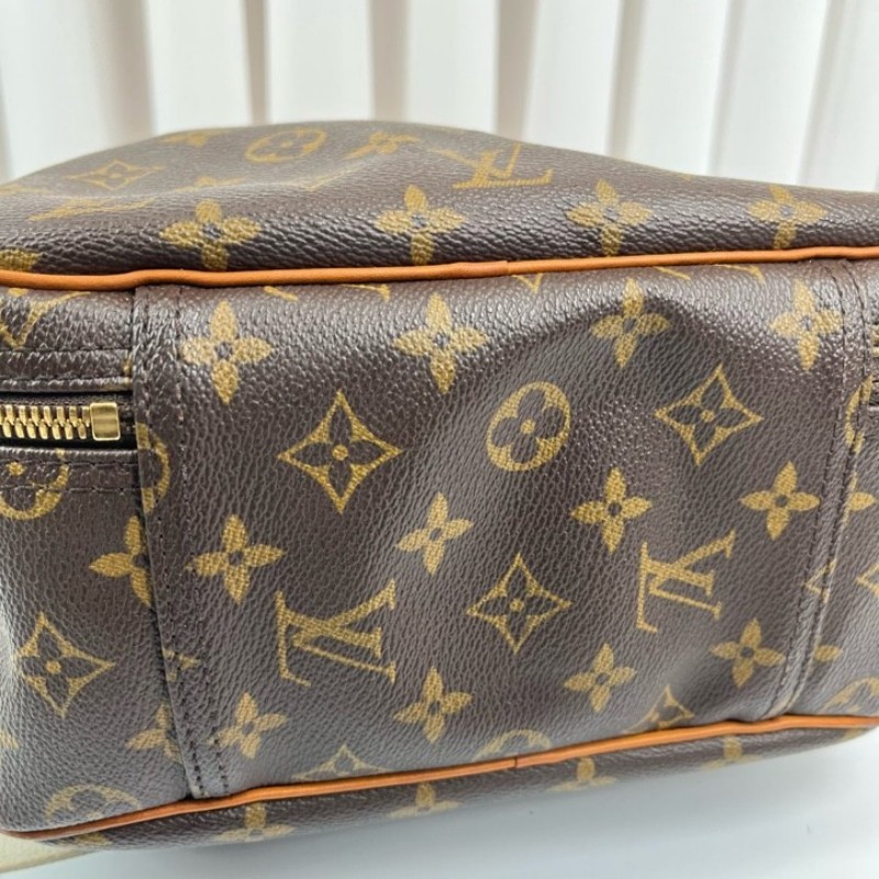 LV路易威登 老花中古豎版珍妮包手提包 空間大 包型立體 日常通勤都適合-9