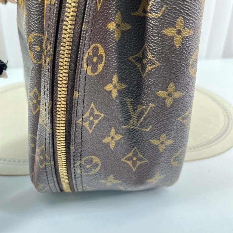 LV路易威登 老花中古豎版珍妮包手提包 空間大 包型立體 日常通勤都適合-11