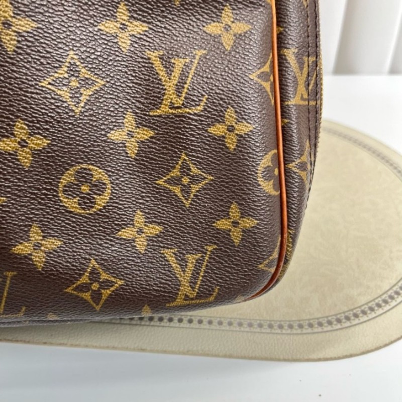 LV路易威登 老花中古豎版珍妮包手提包 空間大 包型立體 日常通勤都適合-13