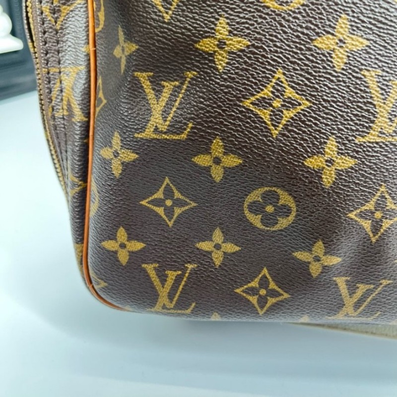 LV路易威登 老花中古豎版珍妮包手提包 空間大 包型立體 日常通勤都適合-14