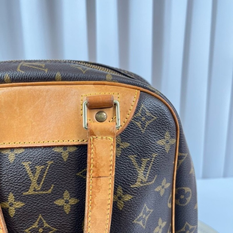 LV路易威登 老花中古豎版珍妮包手提包 空間大 包型立體 日常通勤都適合-18