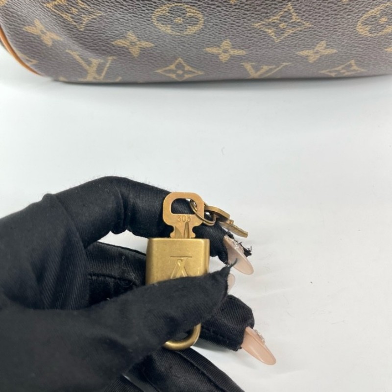 LV路易威登 老花中古豎版珍妮包手提包 空間大 包型立體 日常通勤都適合-20