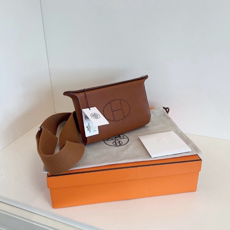 Hermes videpoches金棕福寶馬鞍銀扣21*16*4  99新配件塵袋盒子購證-3