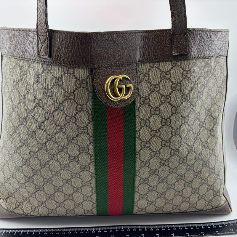 古馳 Ophidia 系列 GG 老花托特包-9