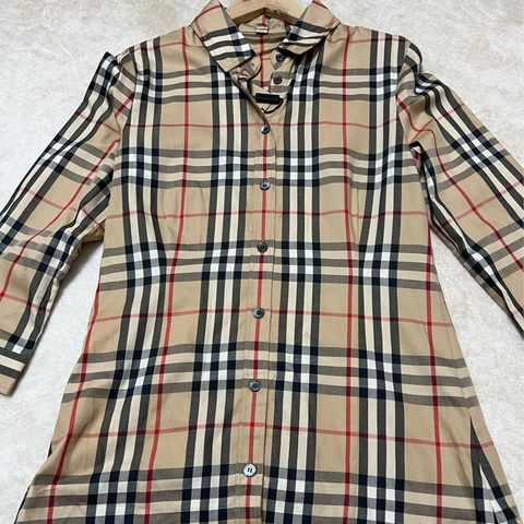 Burberry brit 經典格紋襯衫