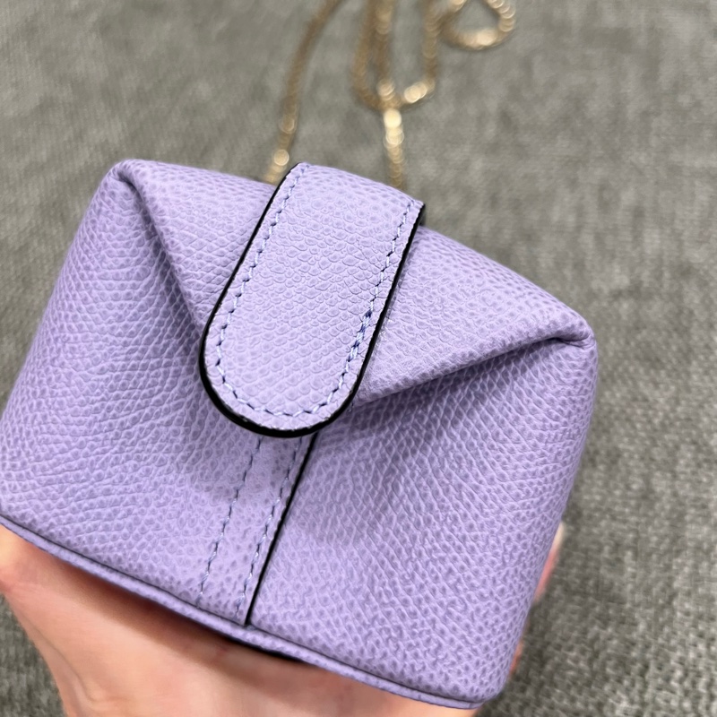 Valextra|Tric Trac Nano Bag 薰衣草紫-5