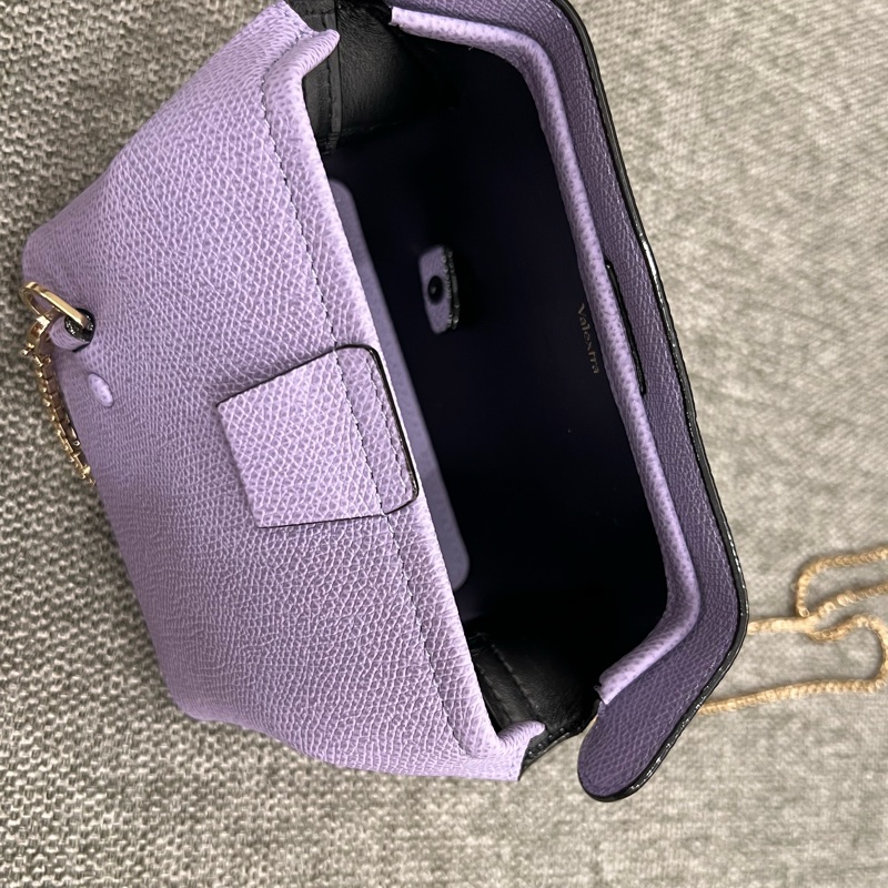 Valextra|Tric Trac Nano Bag 薰衣草紫-7