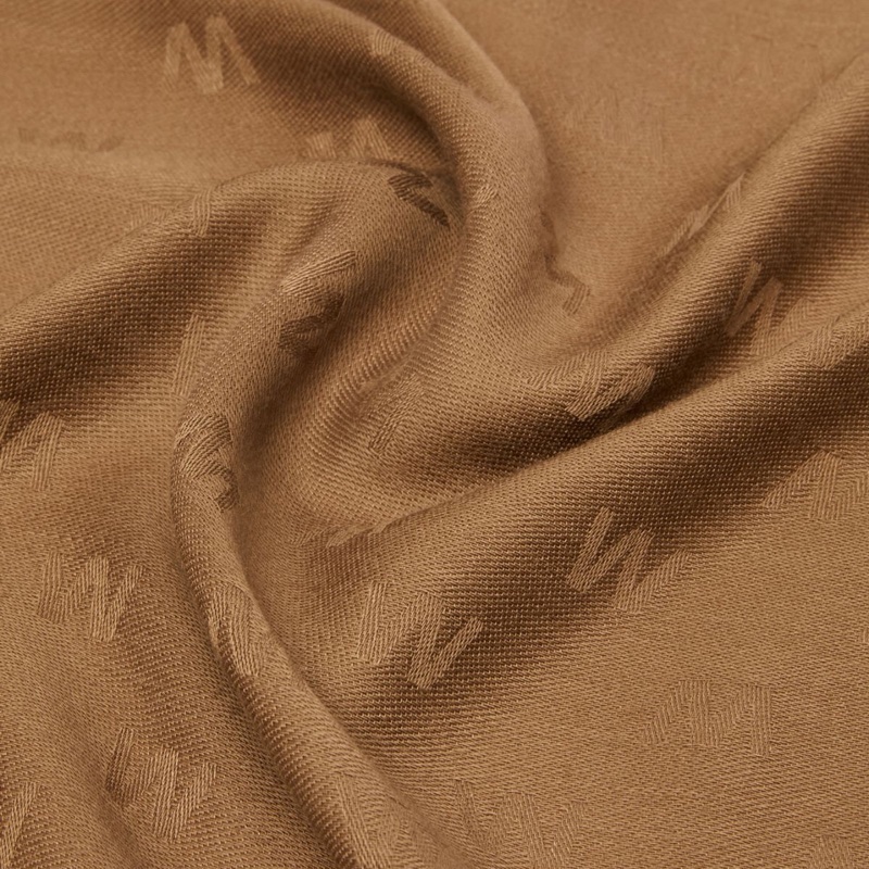 Weekend Max Mara 女士 粘膠纖維和羊毛提花披肩均碼碼138cm*134cm-3