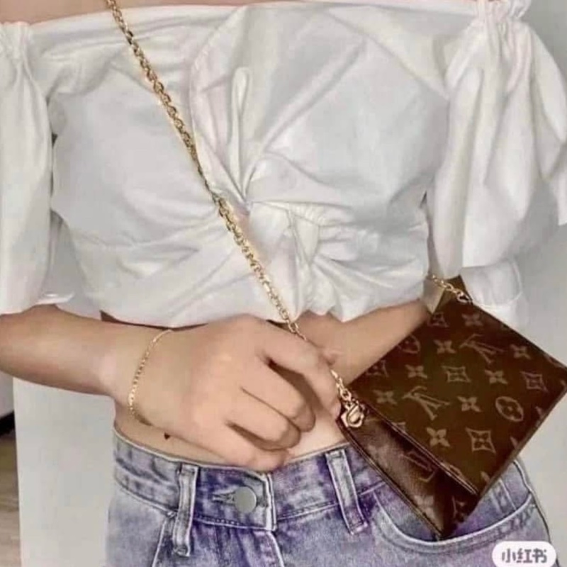 LV M47546 15老花洗漱包鏈條包🏅-1