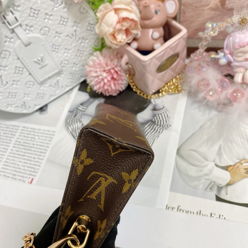 LV M47546 15老花洗漱包鏈條包🏅-15