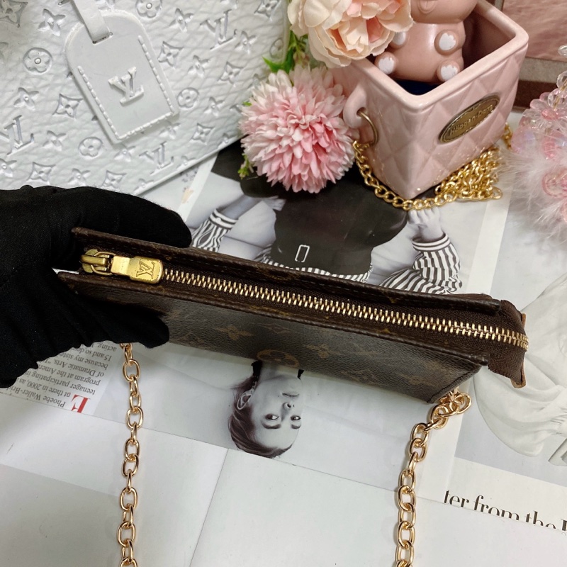 LV M47546 15老花洗漱包鏈條包🏅-17