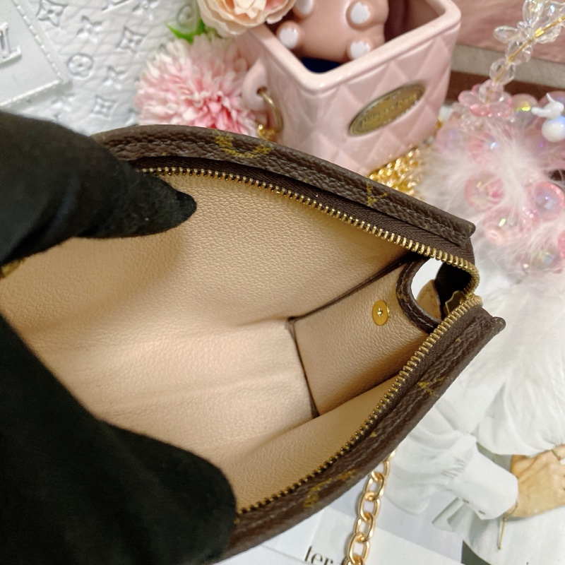 LV M47546 15老花洗漱包鏈條包🏅-23