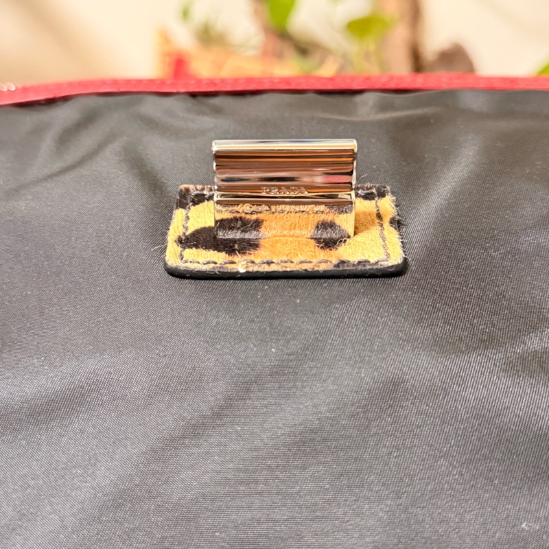 PRADA 手提包拼接珍稀材質/鴕鳥皮/馬毛/（近全新）-16