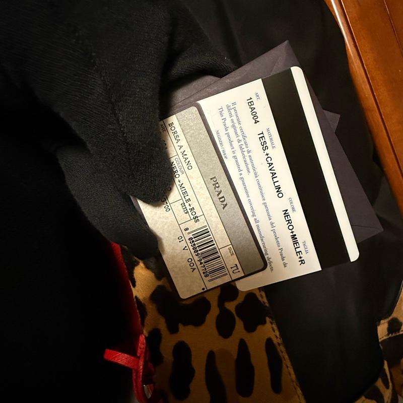 PRADA 手提包拼接珍稀材質/鴕鳥皮/馬毛/（近全新）-21