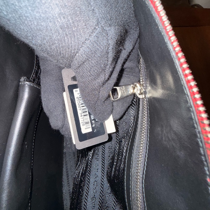 PRADA 手提包拼接珍稀材質/鴕鳥皮/馬毛/（近全新）-22